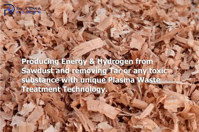 Plasma gasification of refuse Wood, Bark, Sawdust, Straw and biomass